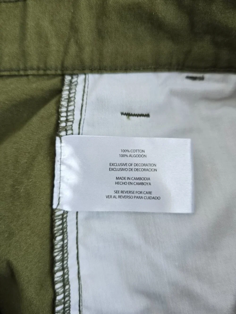 Eddie Bauer Men's Classic Fit Canvas Utility Shorts TWO pairs 42 Blue and Green